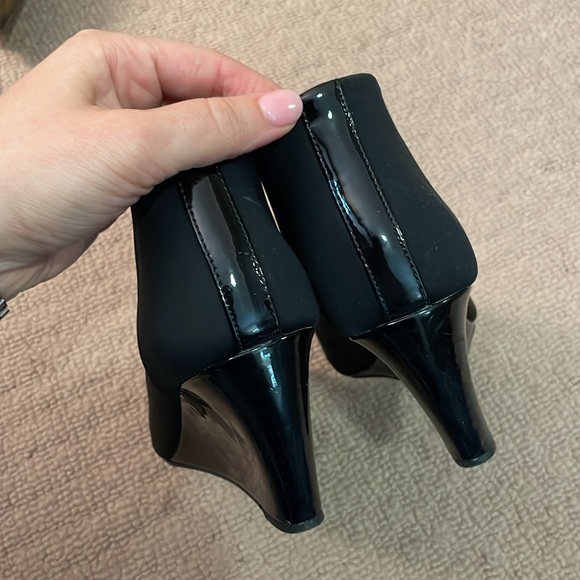 Wedge boots with open toe - Picture 4 of 5